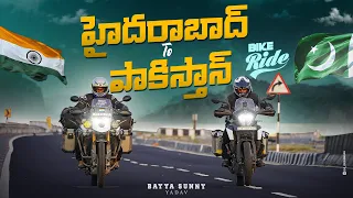 Hyderabad To Pakistan | International Ride Day 1 | Telugu Motovlogs | Bayya Sunny Yadav