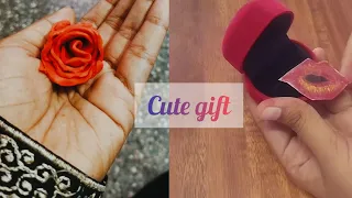 #cute gift making😍