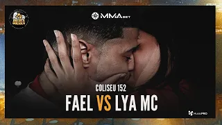 (O BEIJO DO ANO 🔥🔥🔞) FAEL X LYA MC - SEMI FINAL - BATALHA DO COLISEU - EDIÇÃO 152