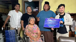 Penyerahan Donasi untuk Bang Jabo Penjual Pempek Viral