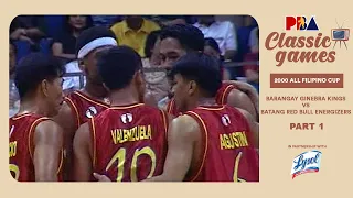 PBA Classic Games: 2000 All Filipino Cup | Ginebra vs. Redbull | Feb. 20, 2000 (PART 1)