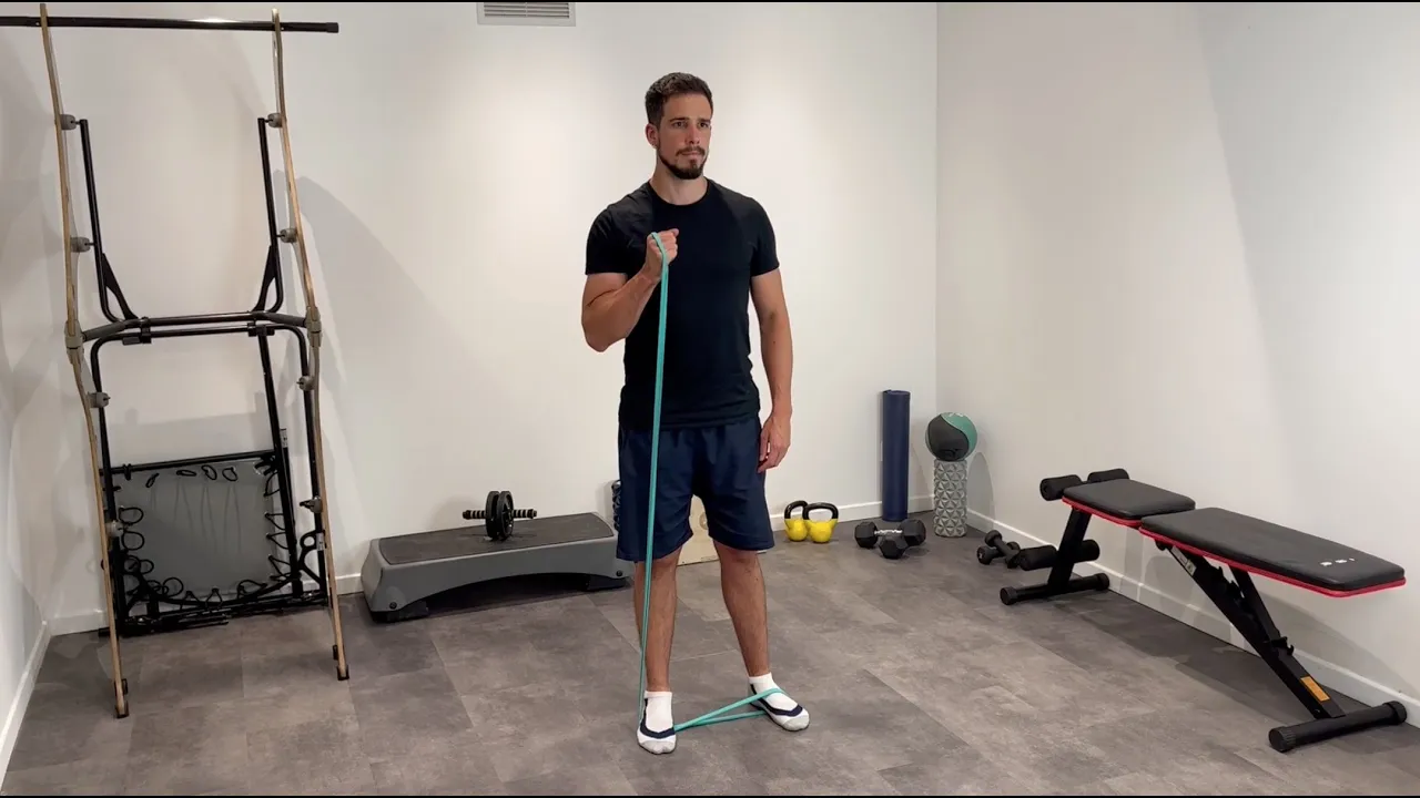 Image Band Single Arm Hammer Curl