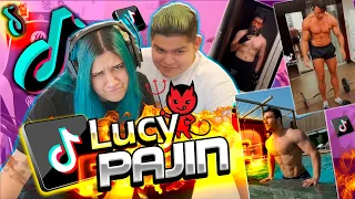 REACCIONANDO A LUCY PAJINA CON MI NOVIO LUAY #LUCY