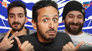 تحدي ٣ x ١ |  اسئلة عبثية عن كرة القدم ⚽️🔔 | الاسطي عبده البلف و اياد الموجي 👾🚨
