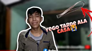 Esto pasa por no yegar ala hora ala casa 😭🤣 (Roberth Cevallos)