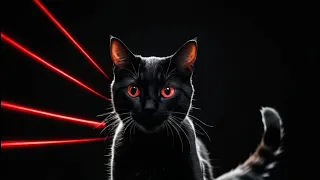 RED dot LASER for cats on TV - games for cat 1 HOUR