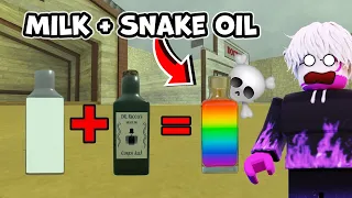 Milk with snake oil is insane!!💀