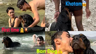 Rottweiller ke sath majak krna pada Bahut bhari😱🚨beware Ban dogs⚠️✅