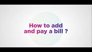 How to add and pay a bill