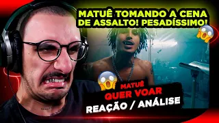 ESSE TRAMPO ROUBOU A CENA! Matuê - Quer Voar (LIVE + MÚSICA) [Reação/ Análise]