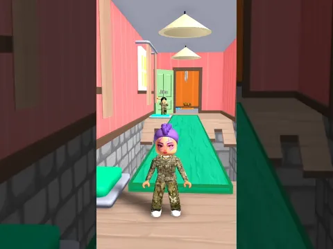 Rumi got trolled by Jinu in teamwork obby😂 #roblox #shorts