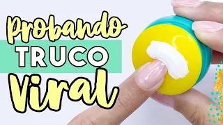 ¡FUNCIONARÁ? · TRUCO VIRAL PARA UÑAS FRANCESAS 💅🏻