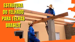 COMO FAZER A ESTRUTURA DE UM TELHADO BRASILIT