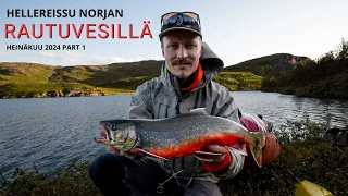 Arctic char fishing in Finnmark, Norway- optimal conditions for the dry fly fishing?