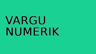Vargu numerik