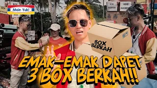 EMAK2 DAPET 3 BOX BERKAH! Banyak banget HADIAHNYA! Warga pada Seneng. #games #fun #lomba