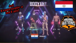 ASI REPRESENTÉ a PARAGUAY🇵🇾 en la NAGUARA de PAISES vs ARGENTINA🇦🇷ROLFI RODAS