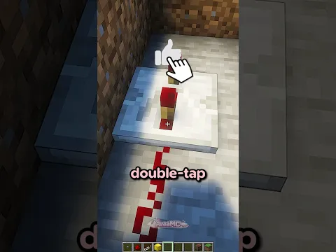 How to BUILD a REALISTIC DOORBELL The Right WAY! #minecraft #shorts