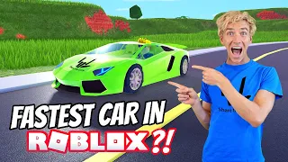I BOUGHT a ROBLOX LAMBORGHINI SHARERGHINI (SUPER FAST!!)