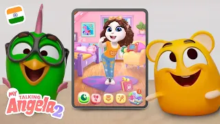 टॉम के पालतू MY TALKING ANGELA 2 खेलते हैं! ✨ नए गेम का ट्रेलर 🎮
