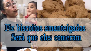 Fiz biscoitos amanteigados!