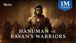 Hanuman Vs Ravan’s Warriors | Hanuman Enters Lanka, Destroys Demons & Sets Lanka Ablaze | Ramayan
