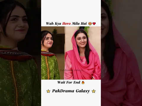 Wah Kya Hero Mila Hai 😍❤️  #danishtamoor #hibabukhari #shorts
