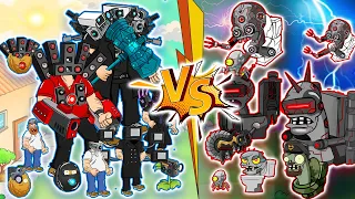 Zombies Skibidi Toilet Animation - Episodes 1 - Meeting Titan Speakerman VS Titan TV Man - PVZ 2