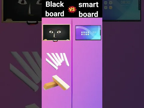 black board vs smart board competition kon jitega batao ❓❓❓ #youtubeshorts #youtubealternative