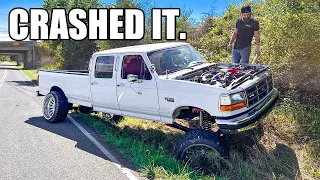 I crashed the LBZ Swapped OBS on the FIRST DRIVE.