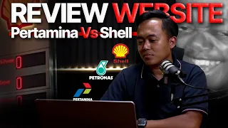 Review Website Pertamina vs Shell..