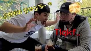쌉얼탱이없는 내기로 원식이가 다 사게하기 5탄!! "원식아.. 오늘은 날 믿어라!"