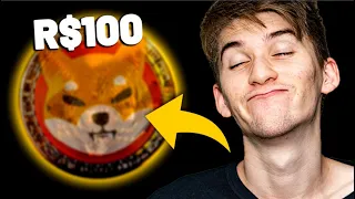 FICANDO MILIONÁRIO COM SHIBA INU! Investi apenas R$100! Eis Como investir