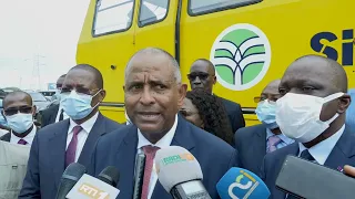 WAY PRODUCTION : Metro d’Abidjan M Patrick Achi PM et plusieurs ministres visitent le tracé