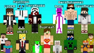 Minecraft - TÜRK YOUTUBERLAR MODU 2 !