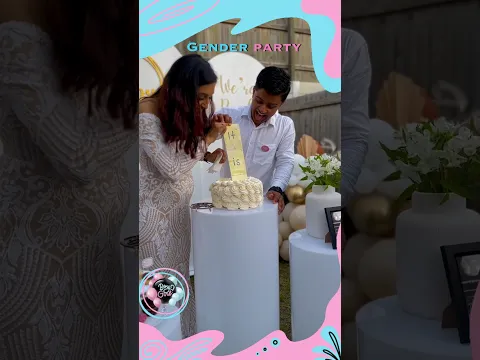 ❤️💙 Who will they have... Gender Reveal 🤪 #babyshower #babyshower
