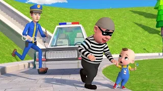 पुलिस अधिकारी गीत 🚓👮‍♀️ - Hindi Kids Songs
