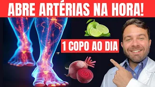 APENAS UM COPO para COMBATER MÁ CIRCULAÇÃO nas PERNAS e PÉS