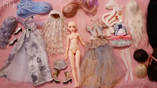 小鹿のお姫様 プリンセス 着せ替え ドール 人形 Fairy Line Dina BJD DOLL Unboxing Dress up