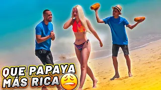 QUE PAPAYA MAS RICA Y DULCE! 😱 [Camara Oculta]
