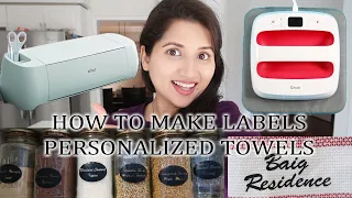 ORGANIZING USING CRICUT | HOW TO MAKE LABELS USING CRICUT EXPLORE 3