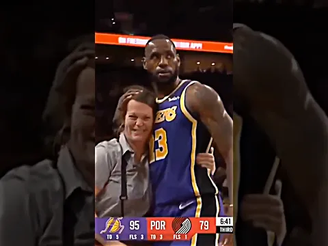 Respect Moment with LeBron James 🥰 #shorts