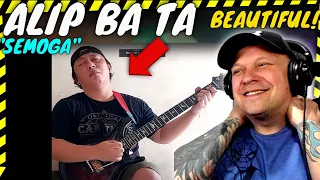 ALIP BA TA " Semoga " Insane Guitar Skills Again??? [ Reaction ]