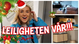 #7 VLOGMAS & FLYTTEVLOGG - VI OVERTAR LEILIGHETEN!!!🥳