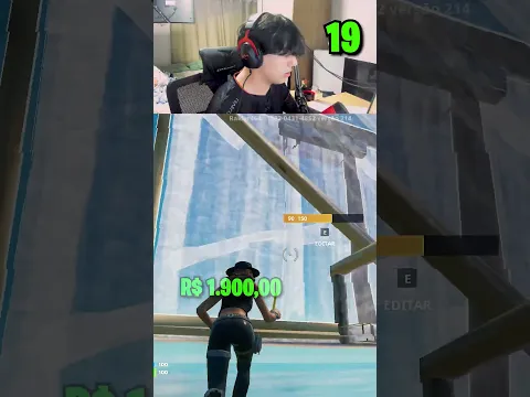 GON GANHA 100 REAIS A CADA TRIPLE EDIT #fortnite #shorts