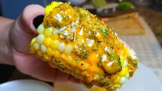 COWBOY BUTTER sauce on corn is a game changer! Mexican Street Corn Cowboy Butter Sauce Recipe