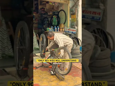 “ONLY 90S KIDS WILL UNDERSTAND🥹🫠🛞.”#relatable #cycle #school #nostalgia #foryou #shorts #tyre