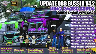 BUSSID V4.2 HINO RM280 EURO 4 Grafik Hd Makin Cakep | Bus Simulator id