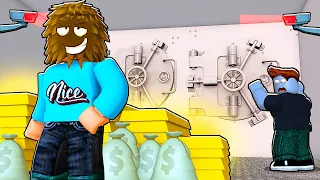 Stealing From My Friends Bank In Roblox