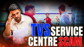 Tvs Apache का यह क्या हाल कर दिया😭!!Tvs Service Center Scam@tvsmotorcompany